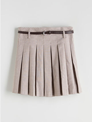 Beige Checked
