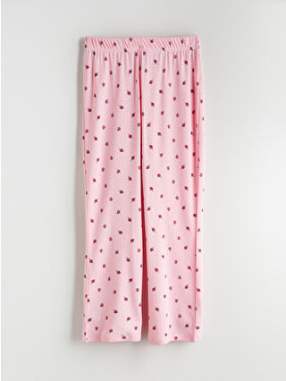 Açık Pembe Baskılı