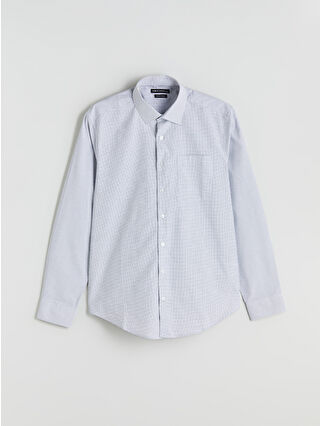 Blue Checked