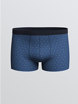 Açık Lacivert Baskılı