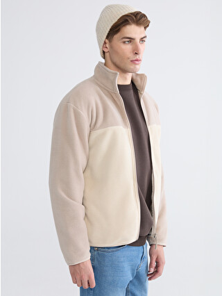 XSIDE Funnel Neck Polar Men's Zippered Sweatshirt - W5DC75Z8-YCP