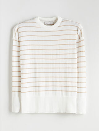 Beige Striped