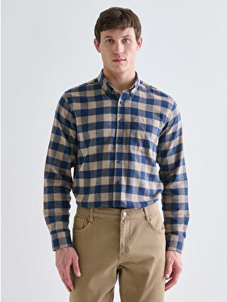 Beige Checked