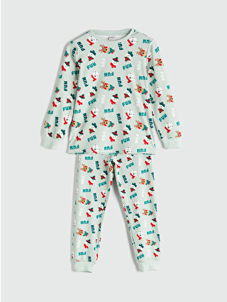 Dull Green Printed