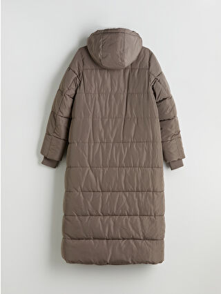 ♡iwa゜ XSIDE Плащ для жінок оверсайз з капюшоном - W55513Z8-KEL - LC Waikiki