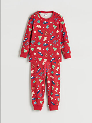 Red Printed