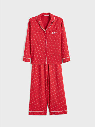 Red Printed