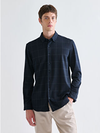 Navy Checked