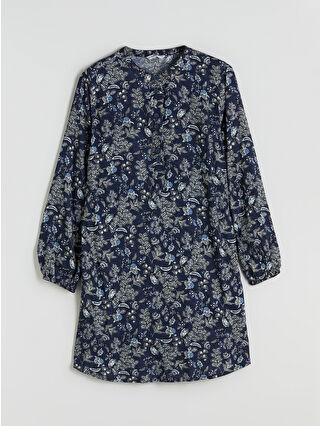 Navy Printed