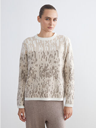 Light Brown Jacquard