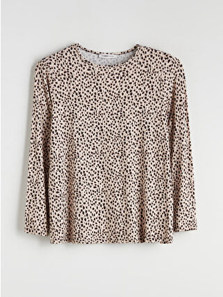 Beige Printed