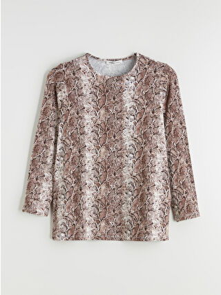 Brown Printed