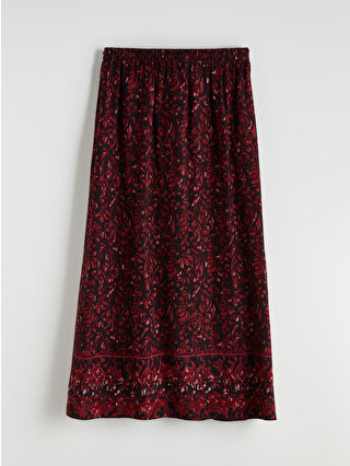 Dark Red Printed