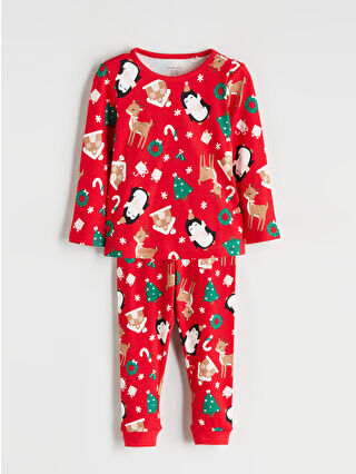Red Printed