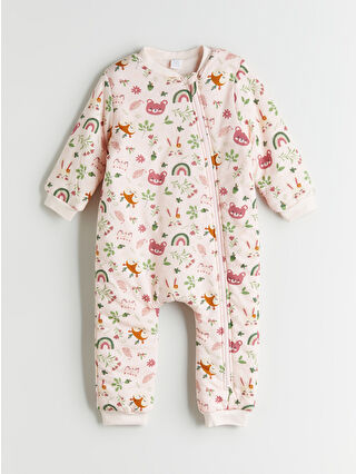 Açık Pembe Baskılı