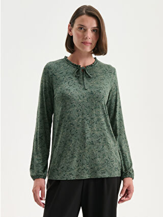Dark Khaki Printed