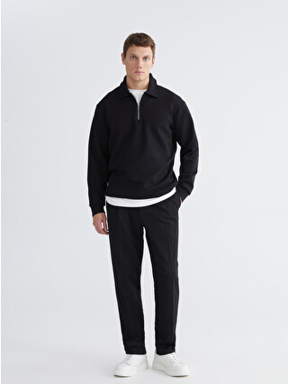 LCW Vision Siyah Standart Kalıp Erkek Pantolon - W5GR09Z8-CVL | LCW
