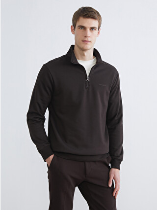 SOUTHBLUE Zippered Funnel Neck Men's Thick Sweatshirt - W5GT45Z8