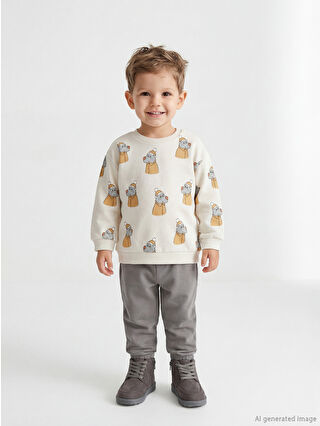 Taş Rengi Baskılı