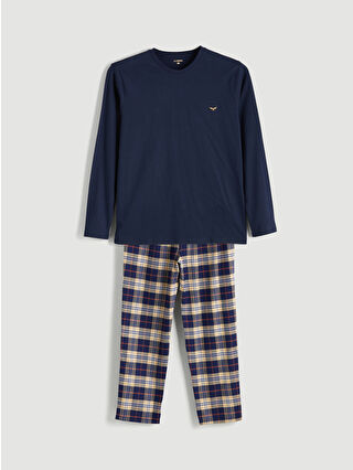 Navy Checked