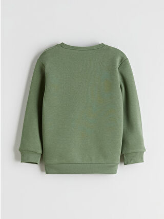 ルイ✩.*˚ページ LCW Kids Yeşil Dinozor Baskılı Erkek Çocuk Sweatshirt ve Eşofman