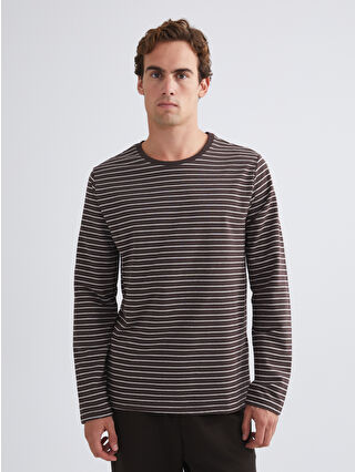 Koyu Kahverengi Çizgili