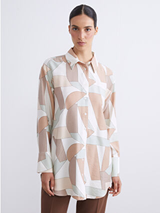 Brown Printed