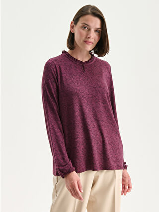 Plum Printed