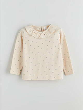 Açık Bej Baskılı