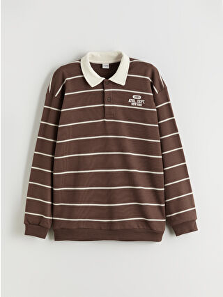 Açık Kahverengi Baskılı