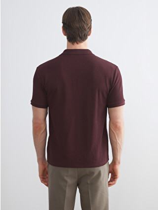 LCW Vision Bordo Polo Yaka Erkek Tişört - W5IS15Z8-ZNW | LCW