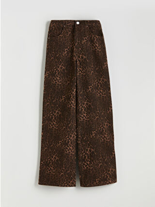 Brown Printed