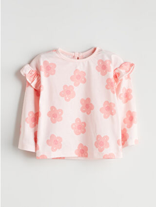 Açık Pembe Baskılı