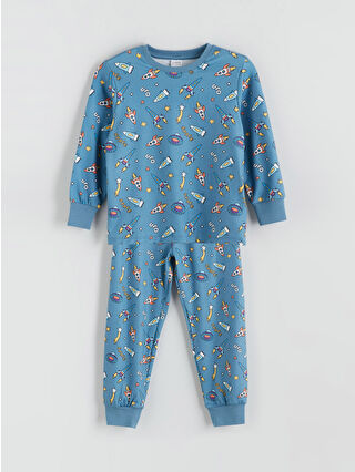 Light Indigo Printed