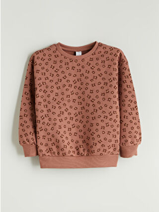 Açık Kahverengi Baskılı