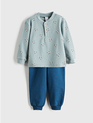 Nane Yeşili Baskılı