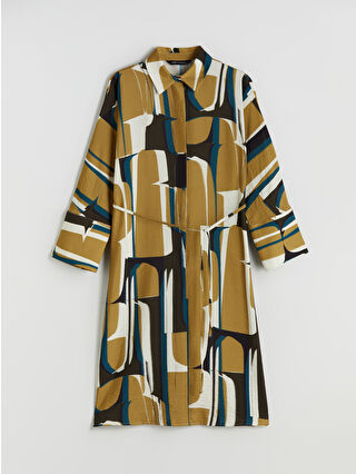 Zeytin Yeşili Baskılı