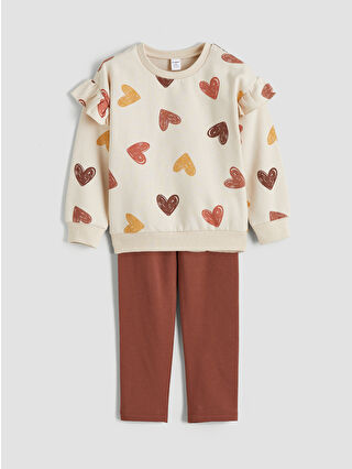 Açık Bej Baskılı