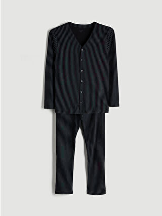 لون فانيلا مخطط