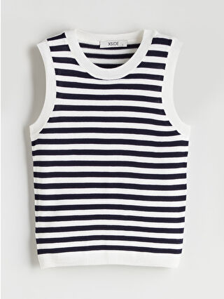 Navy Striped