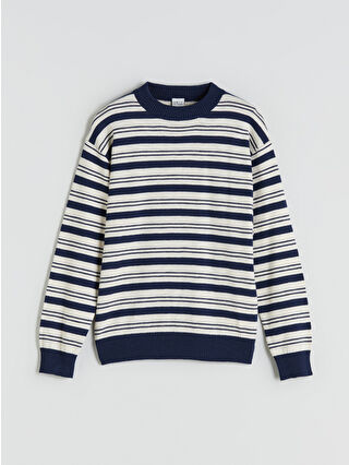 Navy Striped