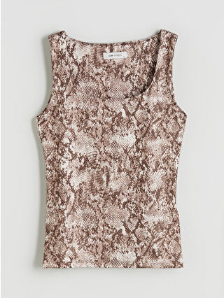 Light Brown Printed