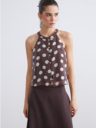 Brown Printed