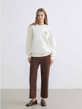 ＊スヌオ＊ XSIDE Snoopy Printed Oversize Women's Thick Sweatshirt - W5L604Z8