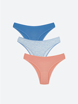 Uçuk Lila Baskılı