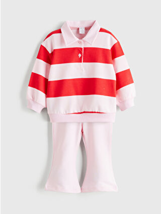 Açık Pembe Çizgili