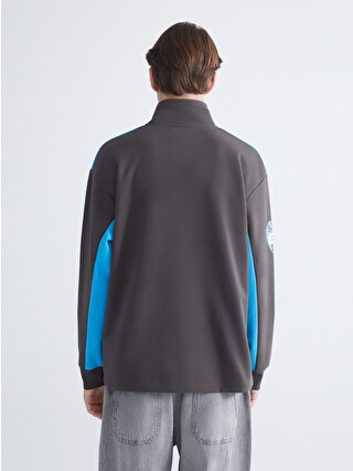 XSIDE Funnel Neck Ford Printed Men's Sweatshirt - W5LG60Z8-HDE