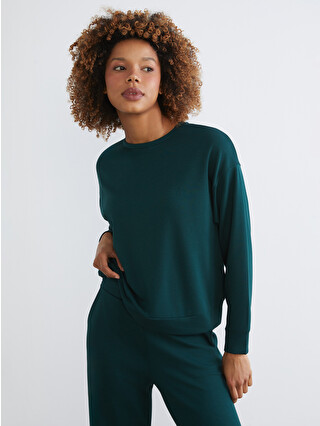 XSIDE Crew Neck Oversize Women's Sweatshirt - W5LQ96Z8-8WA | LC