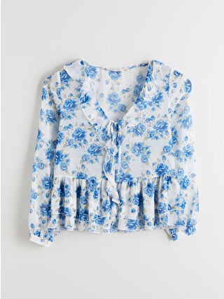Light Blue Printed
