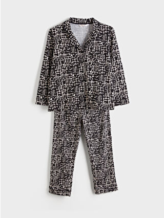 Uçuk Pembe Baskılı